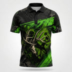 Toxic Buck Camo Polo Shirt Front