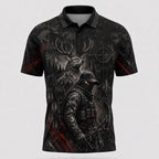 Redline Elk Camo Polo Shirt Front