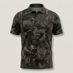 Timber Draw Camo Polo Shirt Front