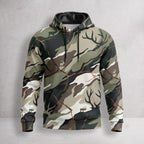 Elk Hunting Antler Thicket Field Pullover Hoodie front
