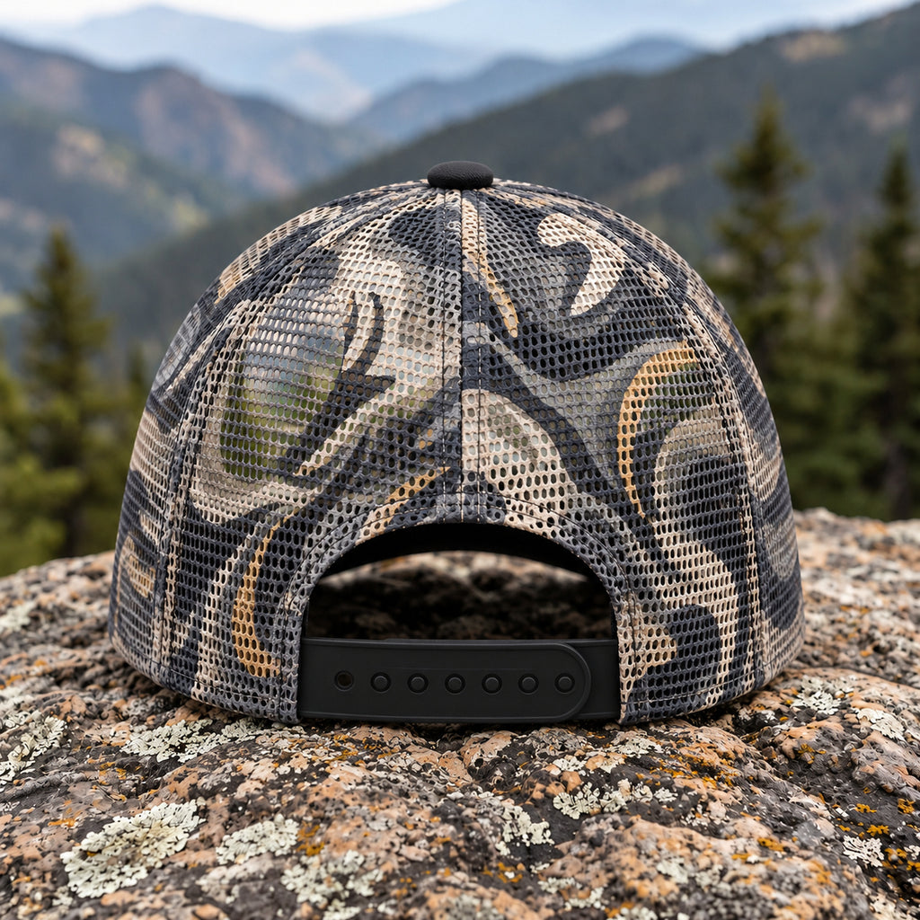 Marble Ridge Bull Mesh Cap 2.0 back closure
