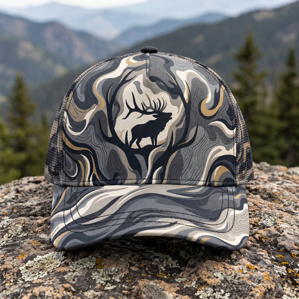 Marble Ridge Bull Mesh Cap 2.0 front