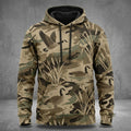 Goose Hunting Cut Field Honker Field Pullover Hoodie front