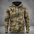 Goose Hunting Cut Field Honker Field Pullover Hoodie front