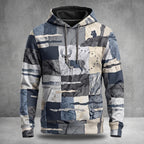 Mule Deer Hunting Granite Slab Field Pullover Hoodie front