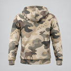 Moose Hunting Tundra Drift Fleece Full-Zip Hoodie back