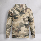 Moose Hunting Tundra Drift Field Pullover Hoodie back