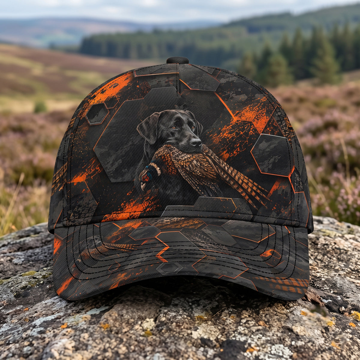 Upland Pheasant Hunting Classic Cap Front