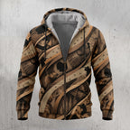 Turkey Hunting Feather Drift Fleece Full-Zip Hoodie front