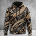 Turkey Hunting Feather Drift Field Pullover Hoodie front