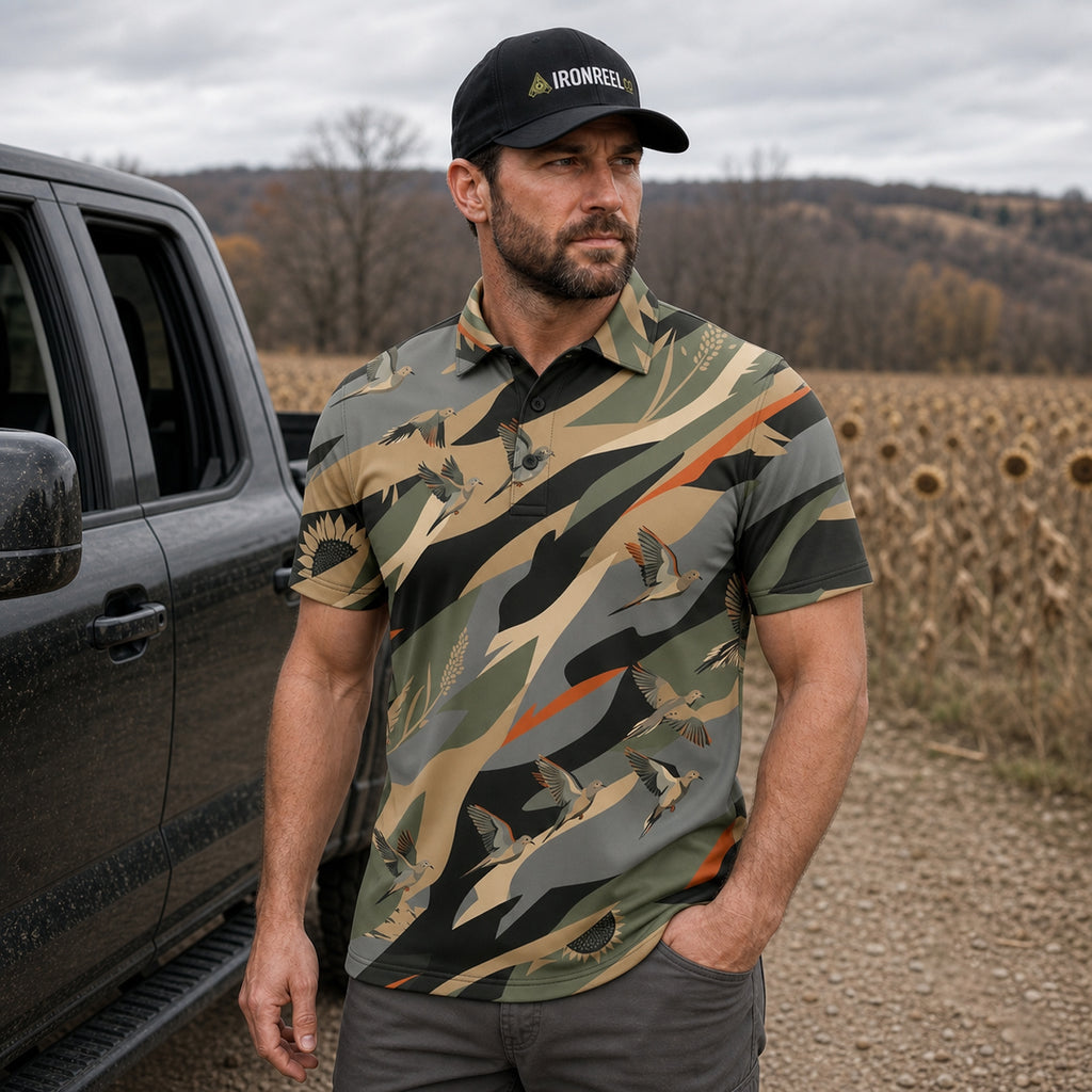 Wingflight Dove Camo Polo Shirt Body