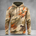 Upland Flush Burst Field Pullover Hoodie front