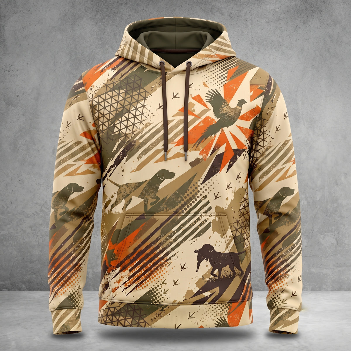 Upland Flush Burst Field Pullover Hoodie front