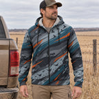 Upland Wind Streak Flight Fleece Full-Zip Hoodie angled view