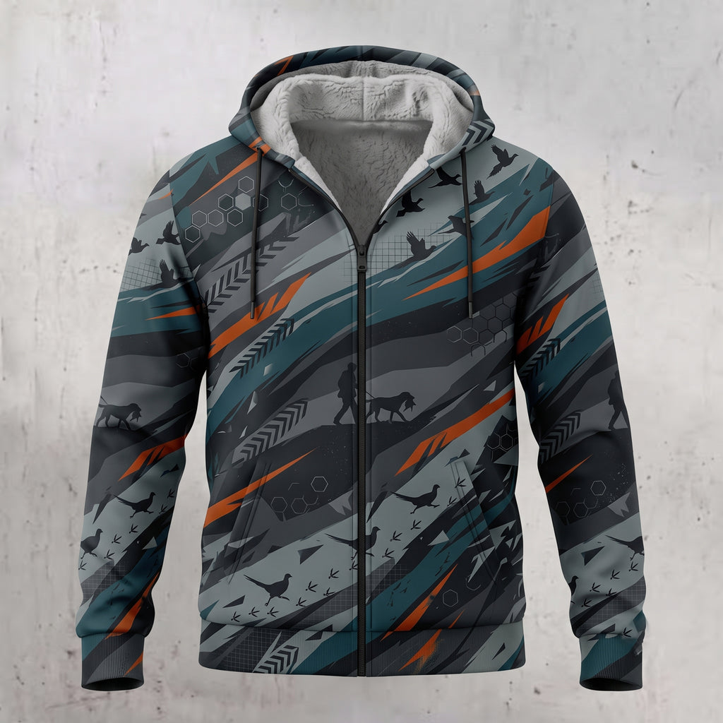 Upland Wind Streak Flight Fleece Full-Zip Hoodie front
