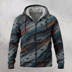 Upland Wind Streak Flight Fleece Full-Zip Hoodie front