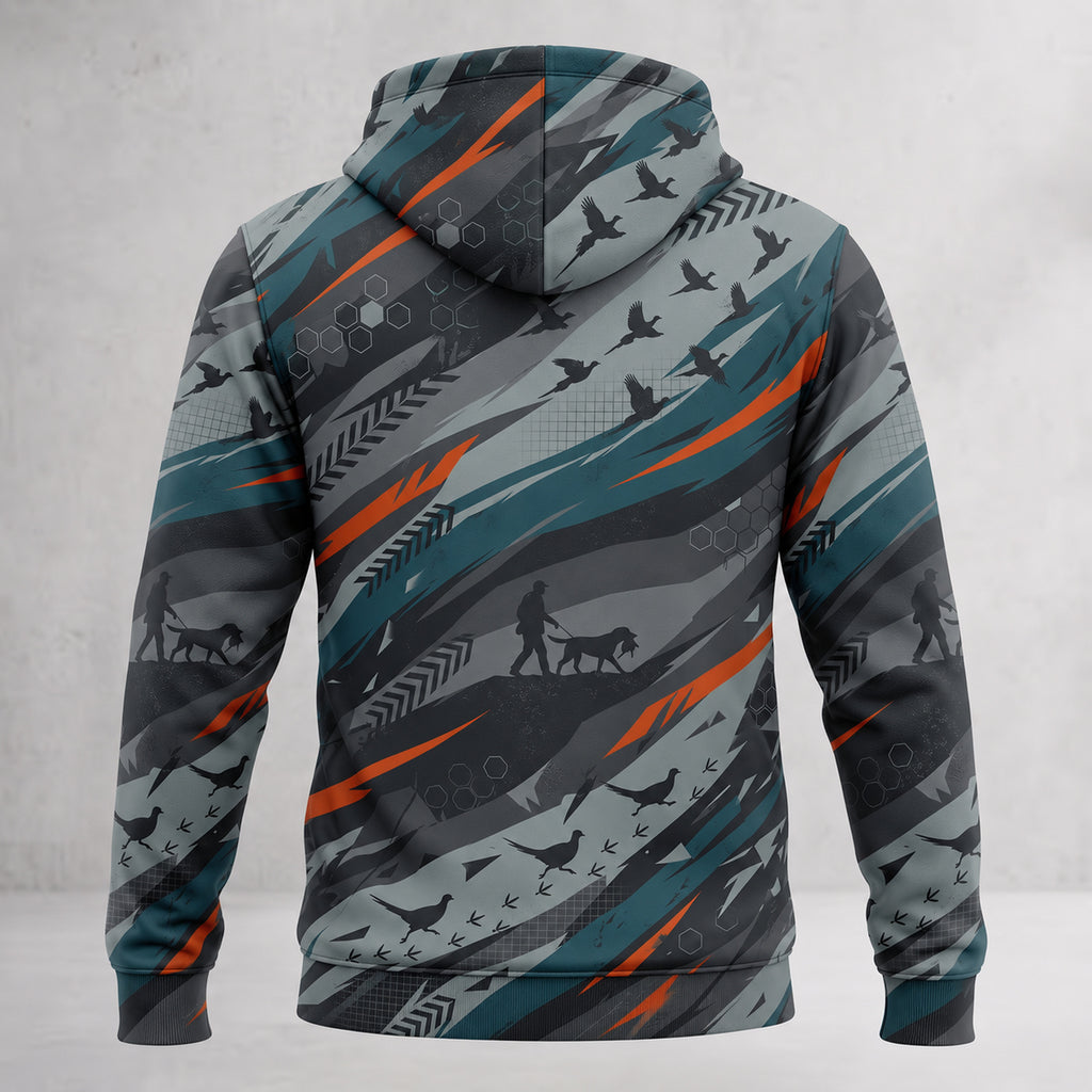 Upland Wind Streak Flight Field Pullover Hoodie back