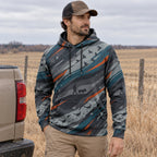 Upland Wind Streak Flight Field Pullover Hoodie angled view
