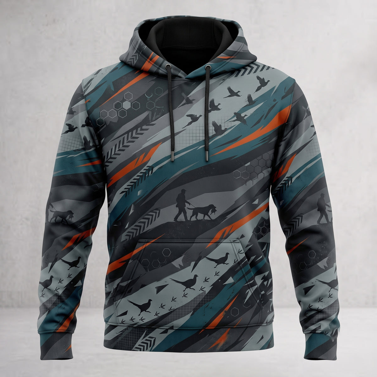 Upland Wind Streak Flight Field Pullover Hoodie front