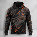 Upland Ember Slash Field Pullover Hoodie front