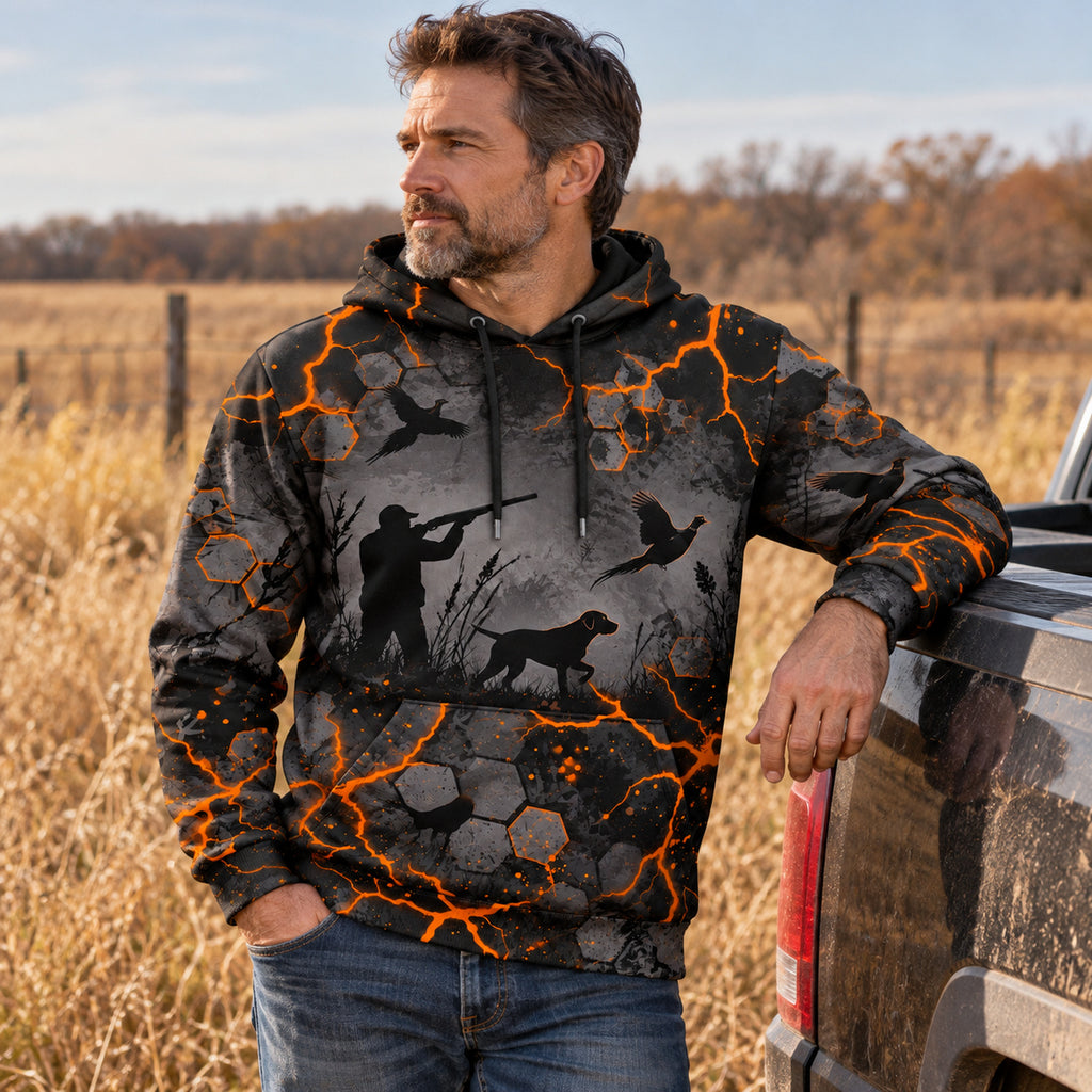 Upland Lava Vein Field Pullover Hoodie angled view