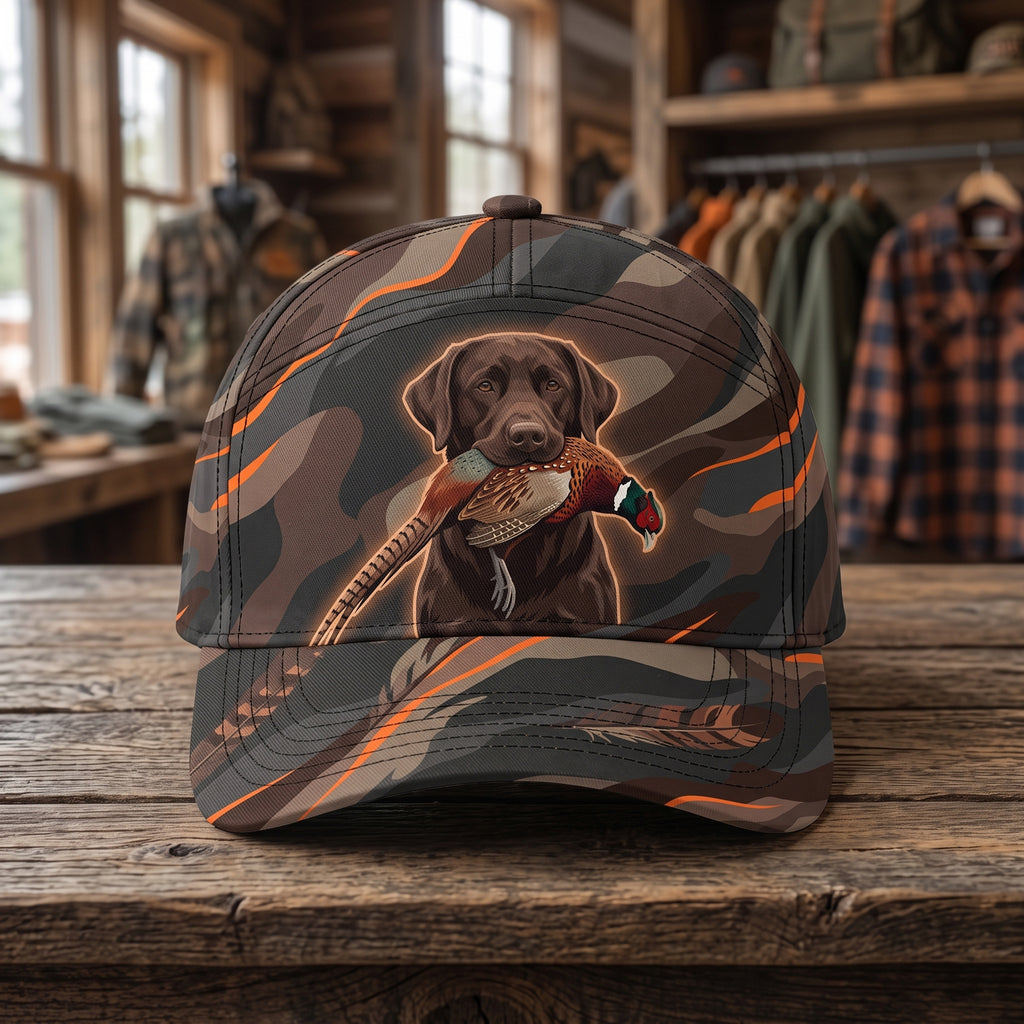 Rooster Retrieve 7 Panel Field Cap front
