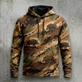 Wild Boar Hunting Timber Sounder Field Pullover Hoodie front