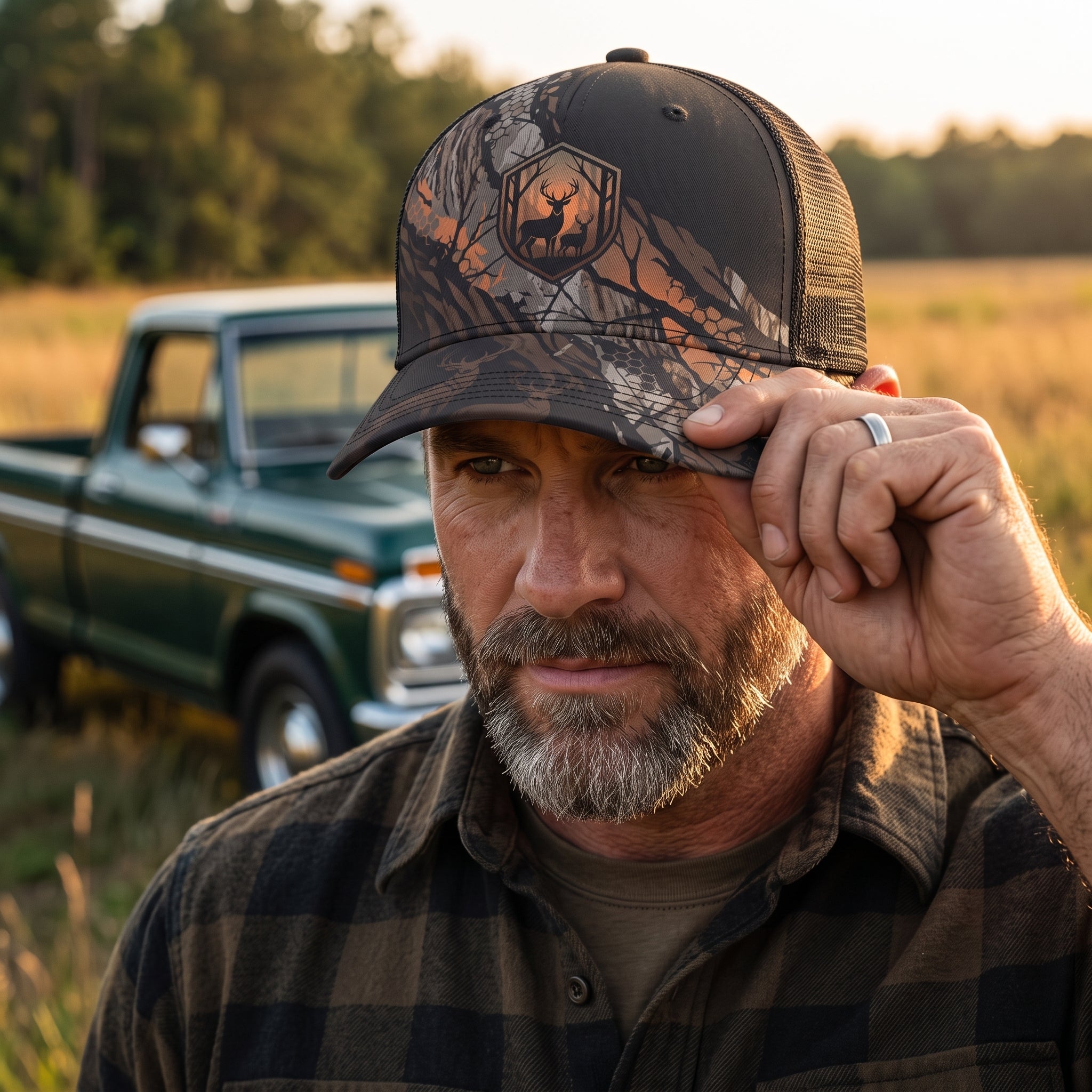 Whitetail Hunting - Outdoor Mesh Cap WHMC1002