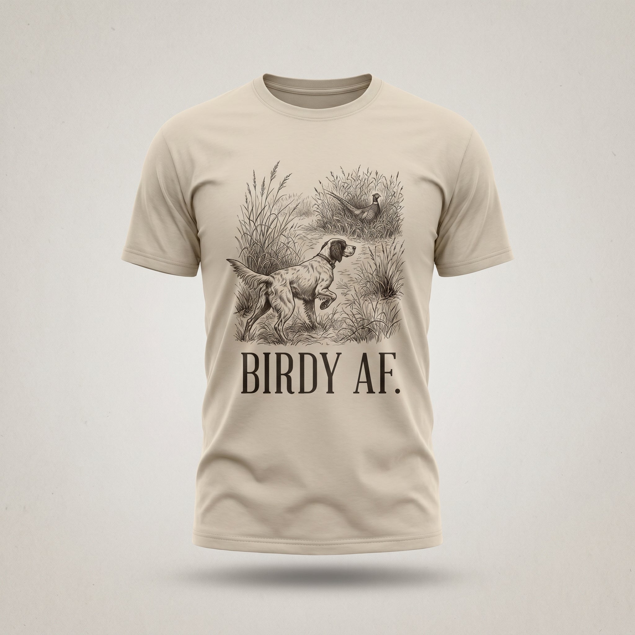 Upland Pheasant Hunting - Outdoor Cotton T-Shirt PHCT1001