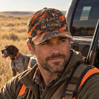 Live For The Flushes Blaze Rooster Classic Cap on body