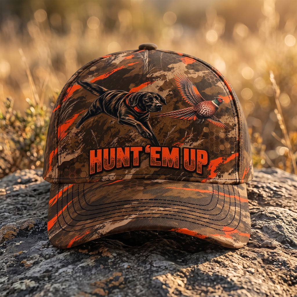 Hunt Em Up Blaze Splash Retriever Classic Cap front