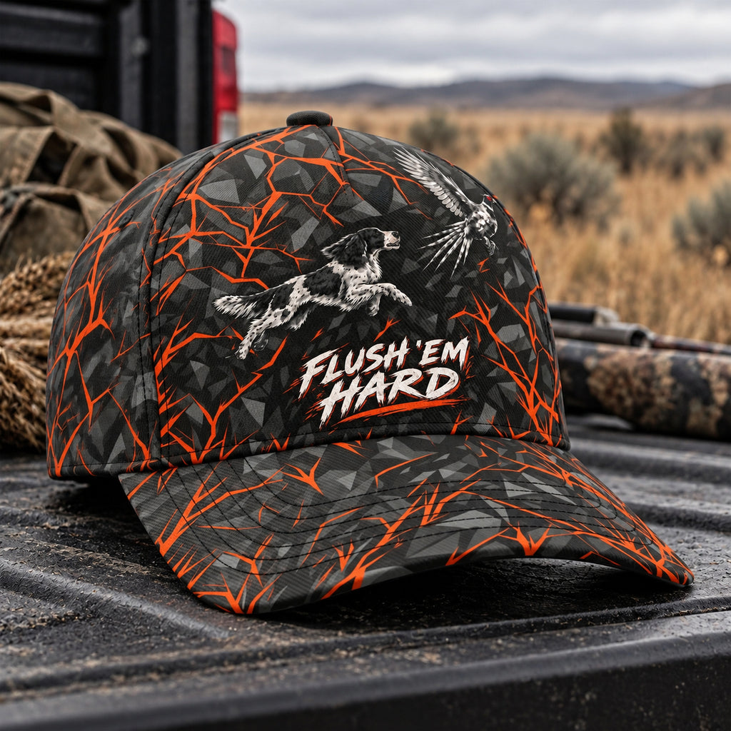 Flush Em Hard Shard Camo Pointer Classic Cap side