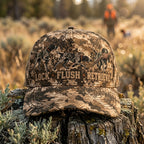 Lock Flush Retrieve Prairie Grass Camo Classic Cap front