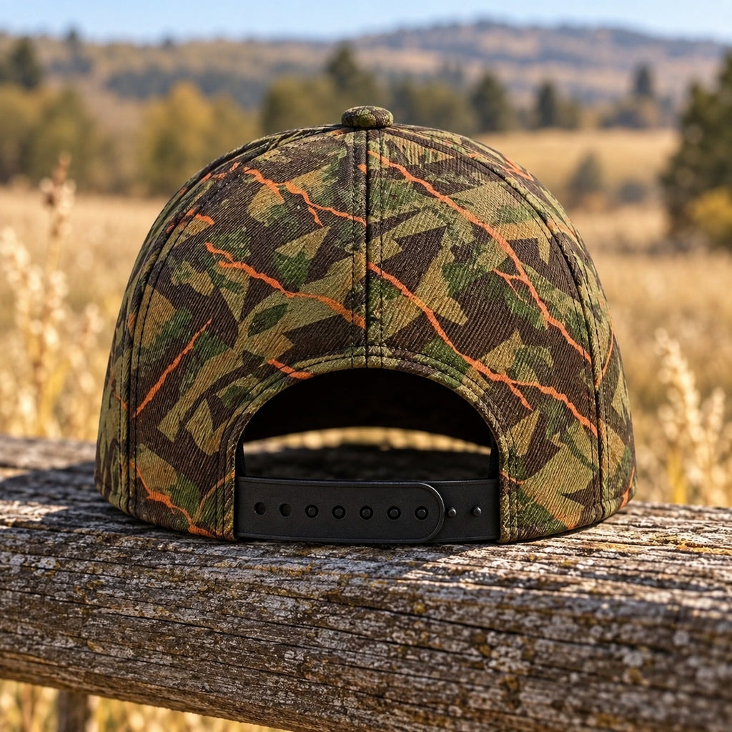 He Put Em Up Brush Camo Pointer Classic Cap back closure