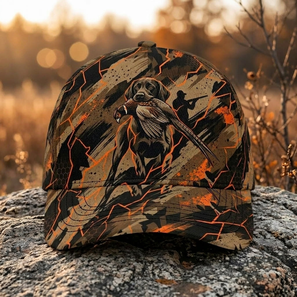 Ember Split Upland Pointer Classic Cap front