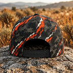 Blaze Slash Rooster Camo Classic Cap back closure