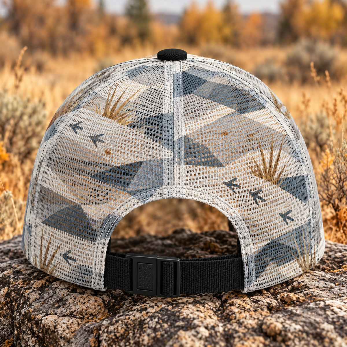 Low Poly Rooster Mesh Cap 2.0 back closure
