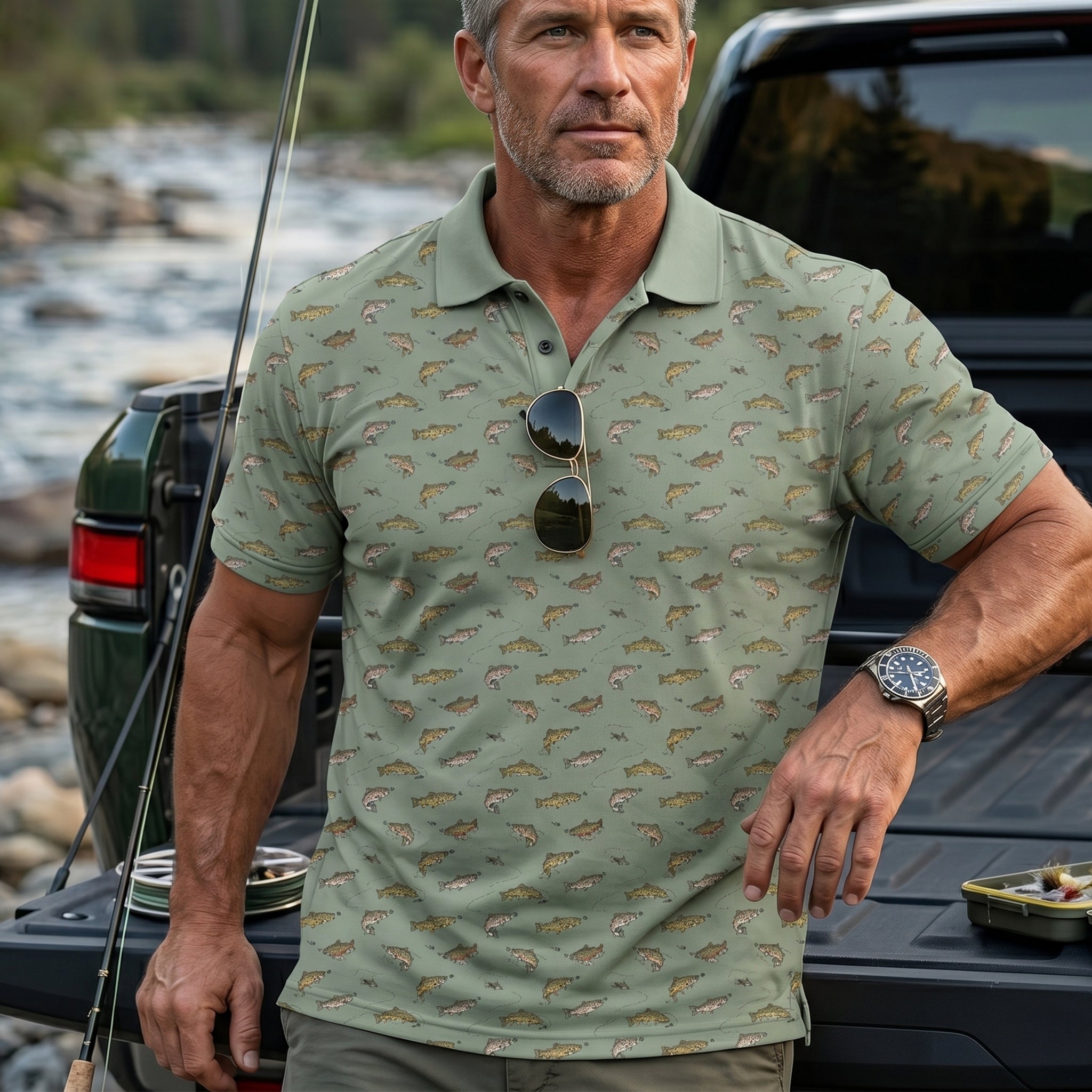 Fly Fishing - Polo Shirt FFPL1001