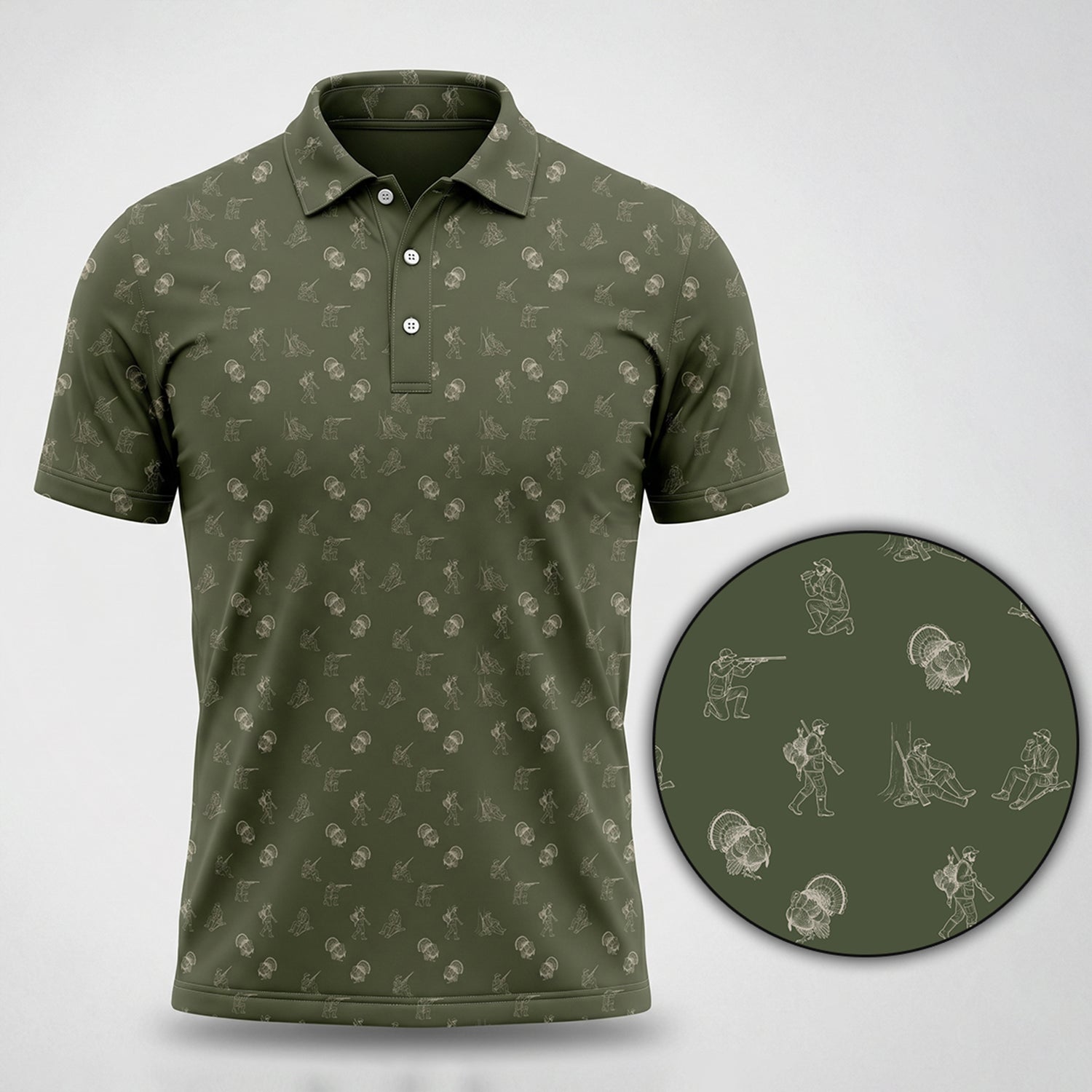 Turkey Hunting - Polo Shirt THPL1009
