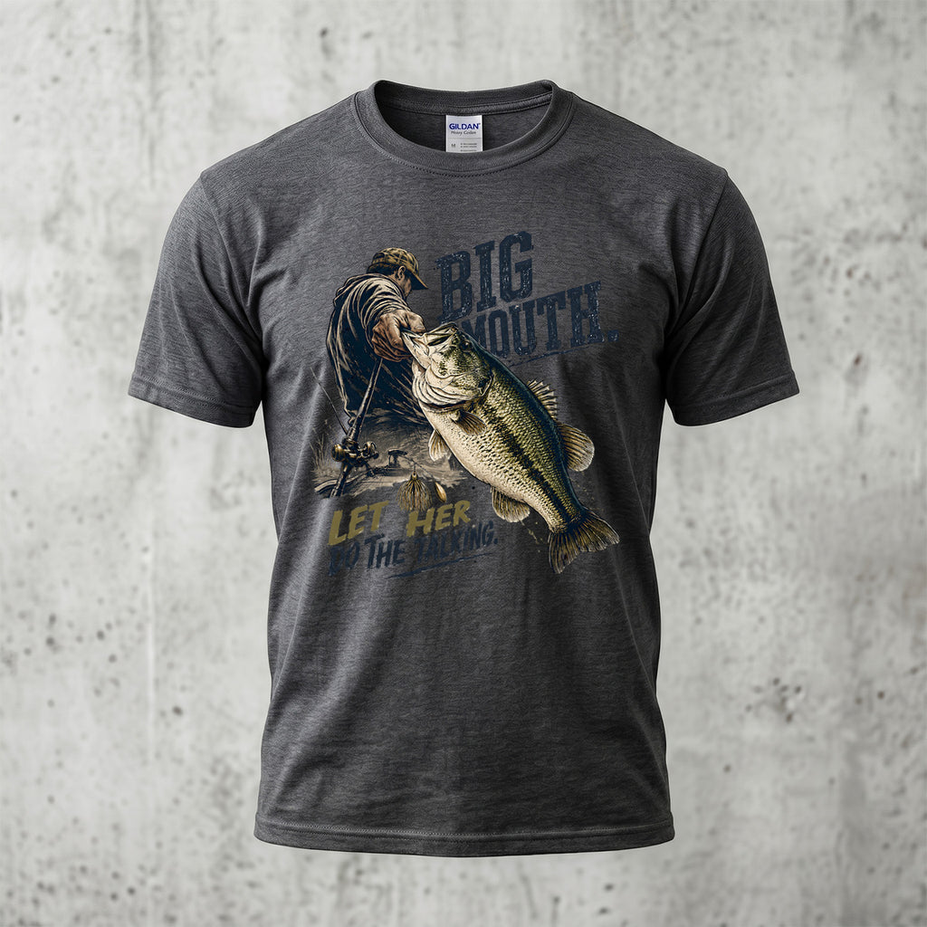 Bass Fishing - Outdoor Cotton T-Shirt BFCT1004