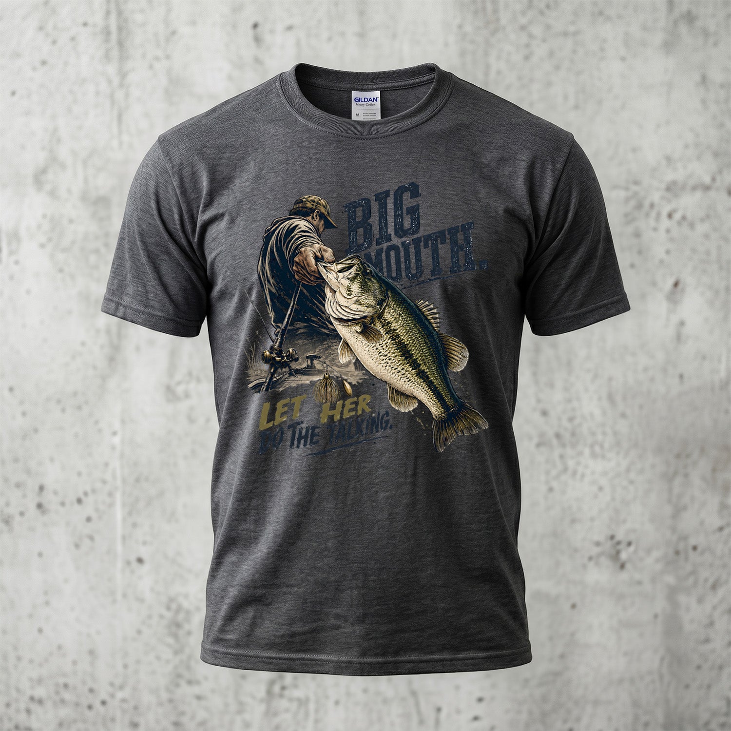 Bass Fishing - Outdoor Cotton T-Shirt BFCT1004