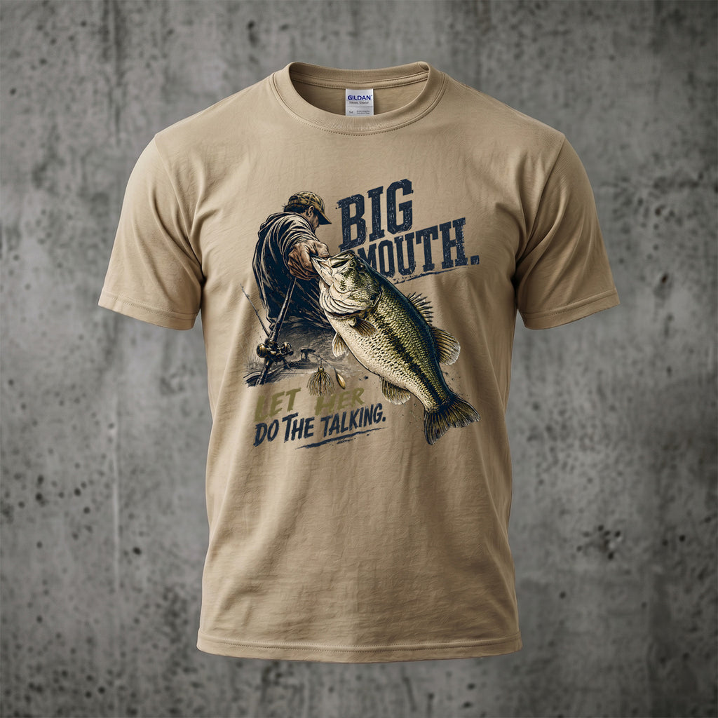 Bass Fishing - Outdoor Cotton T-Shirt BFCT1004