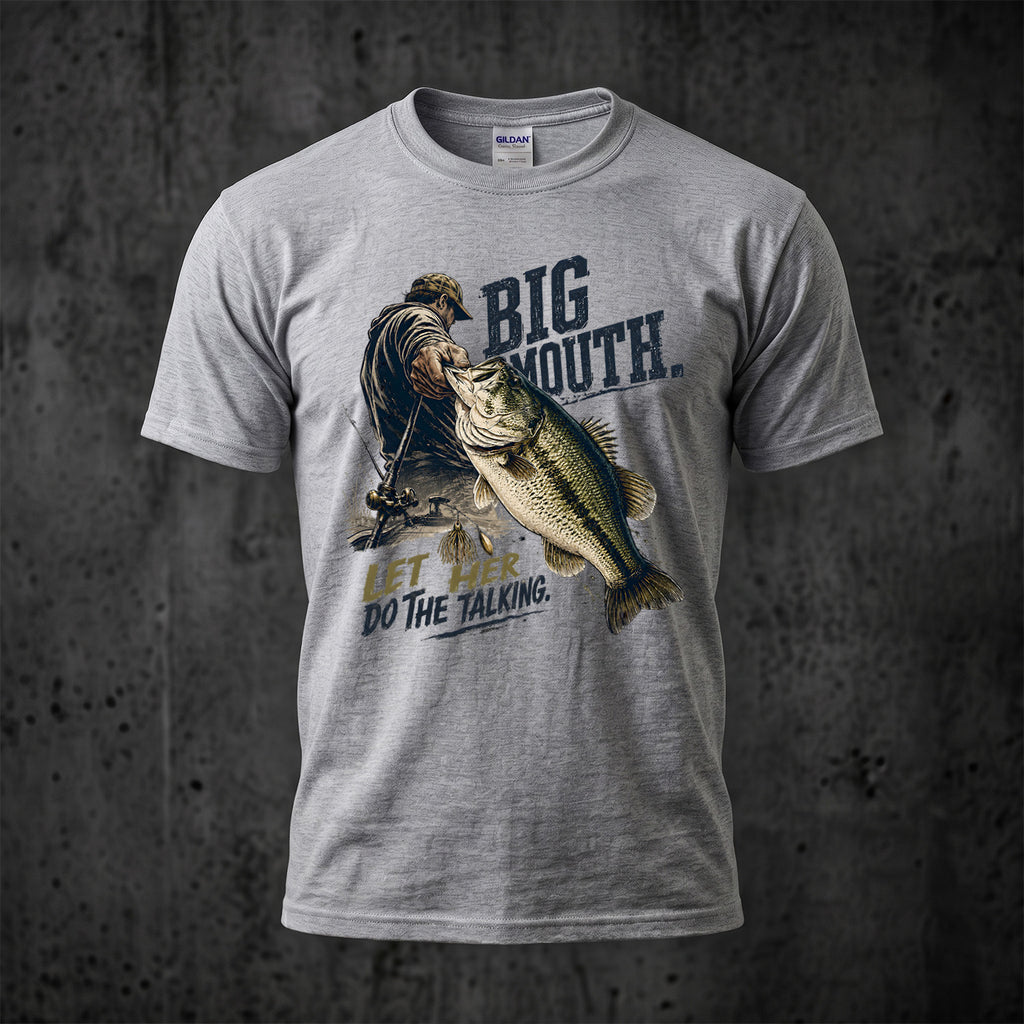 Bass Fishing - Outdoor Cotton T-Shirt BFCT1004