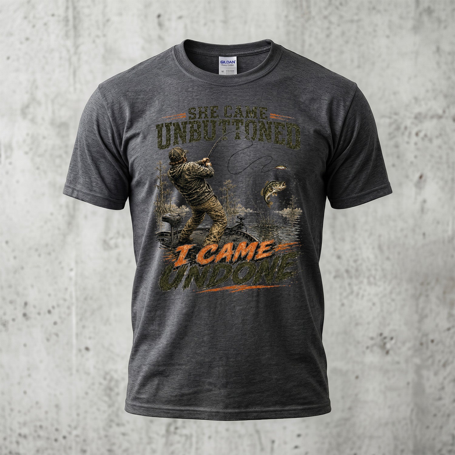 Bass Fishing - Outdoor Cotton T-Shirt BFCT1005