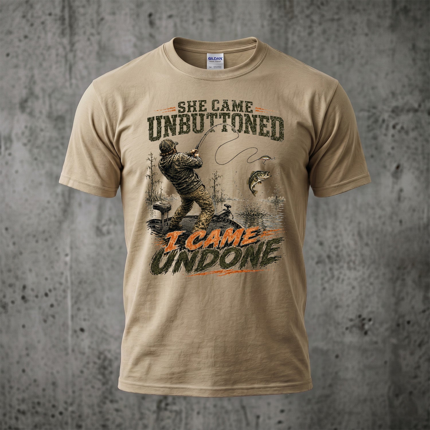 Bass Fishing - Outdoor Cotton T-Shirt BFCT1005
