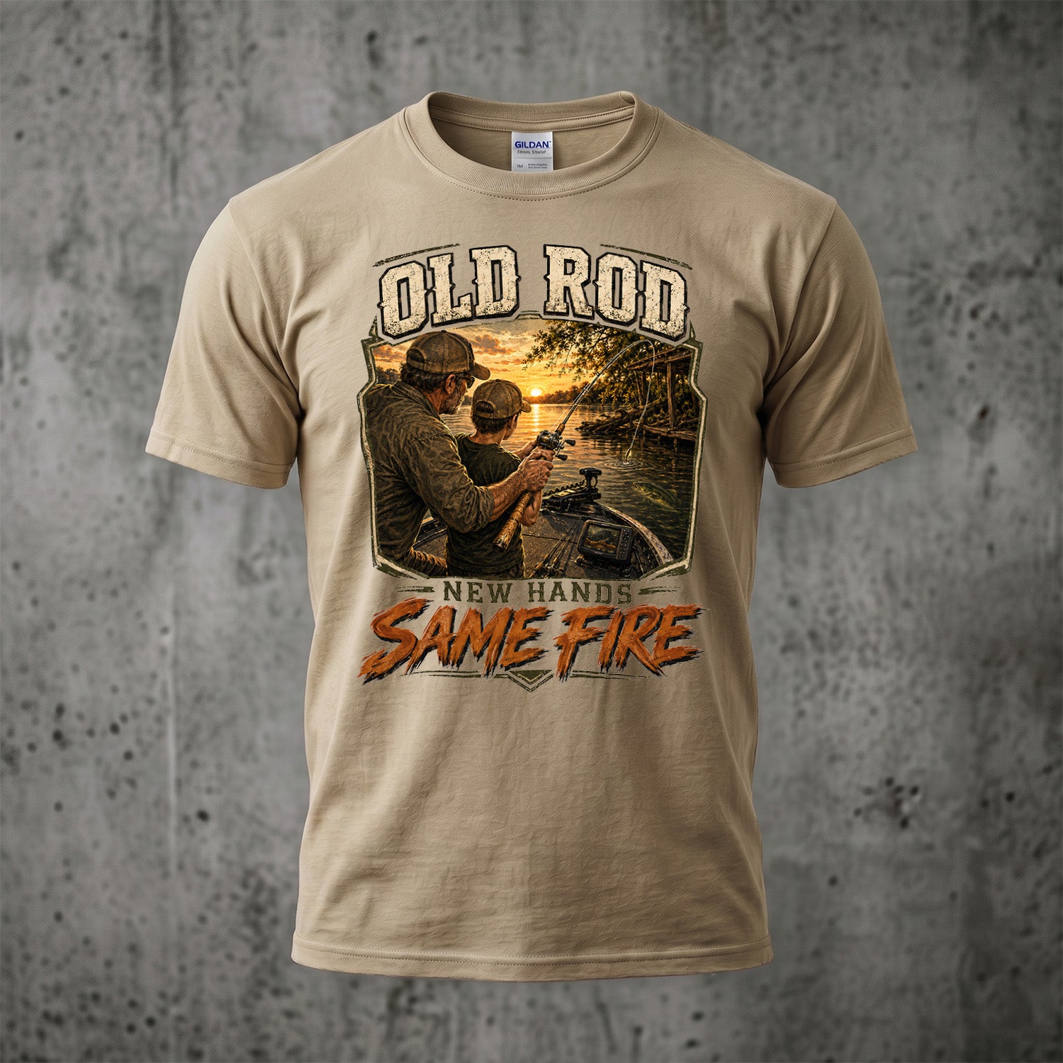 Bass Fishing - Outdoor Cotton T-Shirt BFCT1006