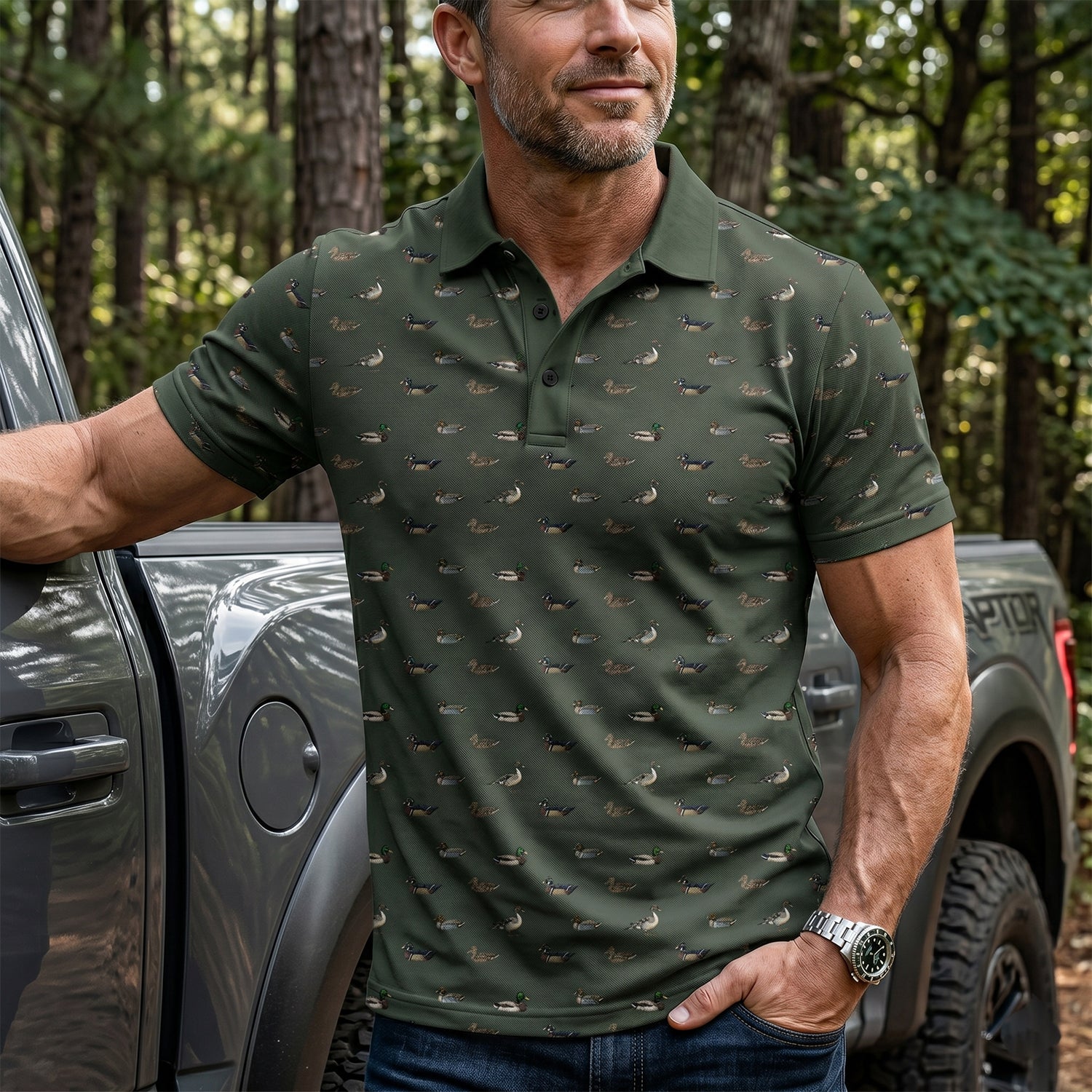 Duck Hunting - Polo Shirt DUPL1002