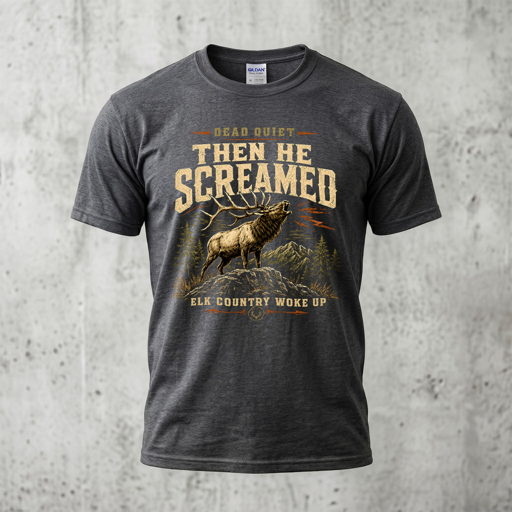 Elk Hunting - Outdoor Cotton T-Shirt EHCT1004