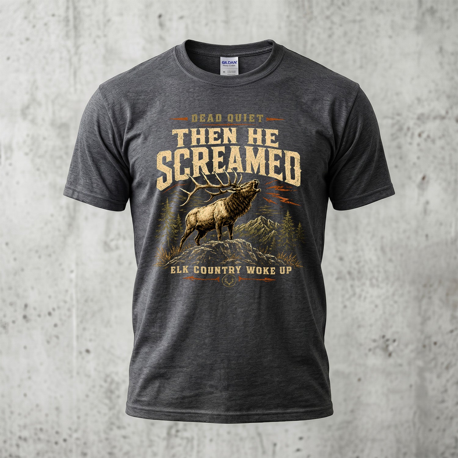 Elk Hunting - Outdoor Cotton T-Shirt EHCT1004