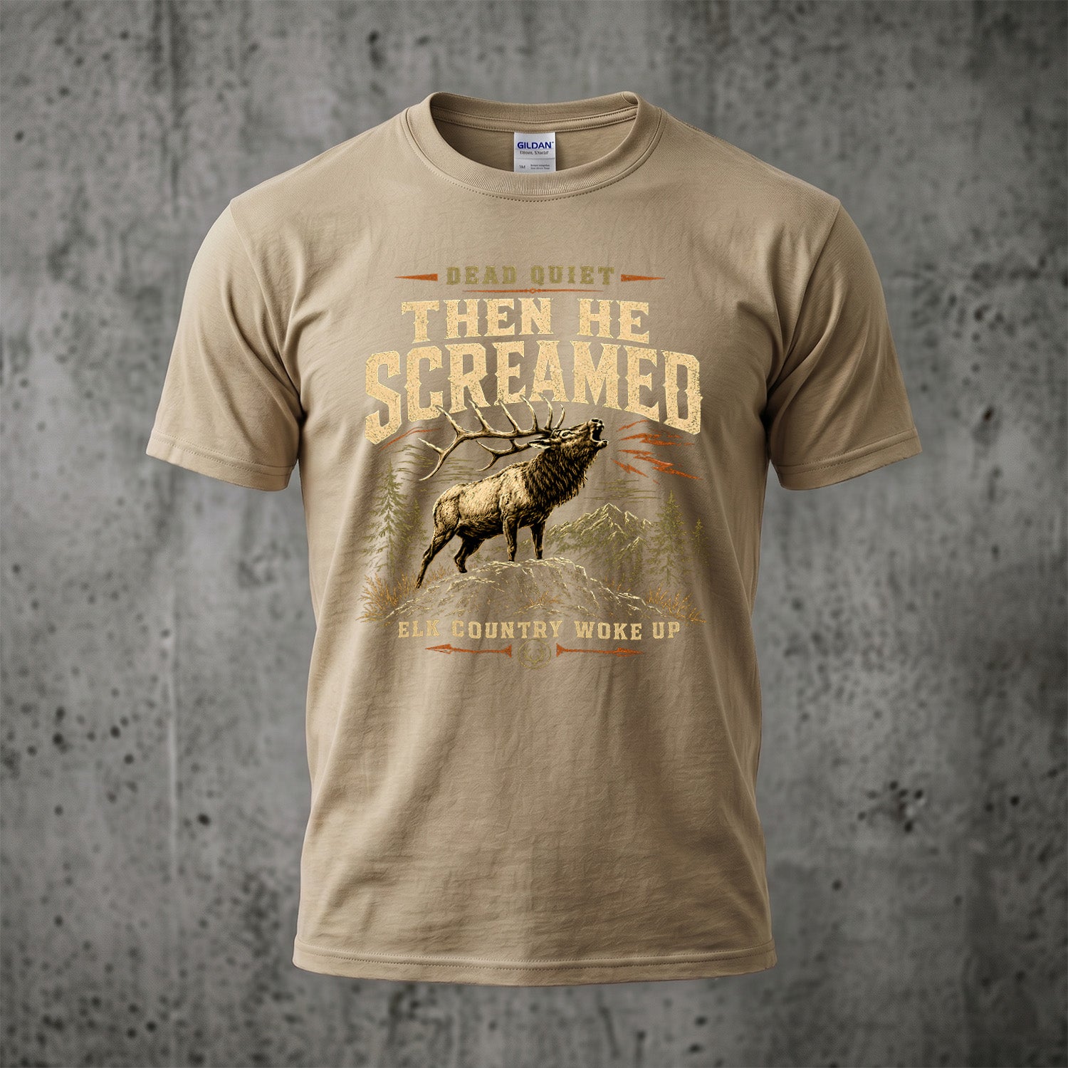 Elk Hunting - Outdoor Cotton T-Shirt EHCT1004